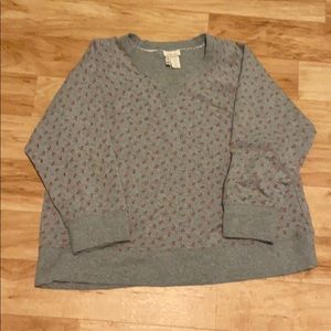 Matilda Jane Heather Grey Rose Pattern Long Sleeve